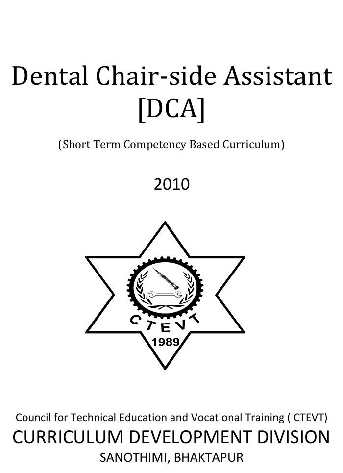 Dental chair side assistant (DCA), 2010